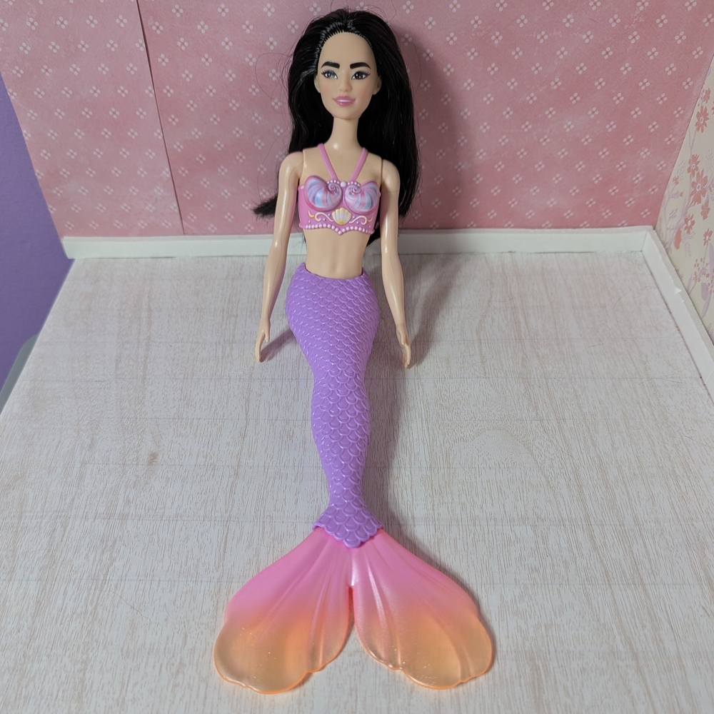 Barbie Mermaid Doll with Purple and Pink Tail
